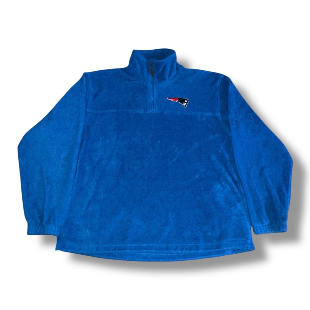 Men's XNT New England Patriots Fleece Quarter Zip Pullover